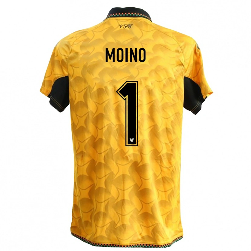 Danxen Homem Thomas Moino #1 Amarelo Preto Camisola Guarda-Redes 2025/26 Camisa