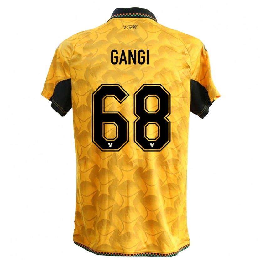Danxen Homem Chiara Gangi #68 Amarelo Preto Camisola Guarda-Redes 2025/26 Camisa