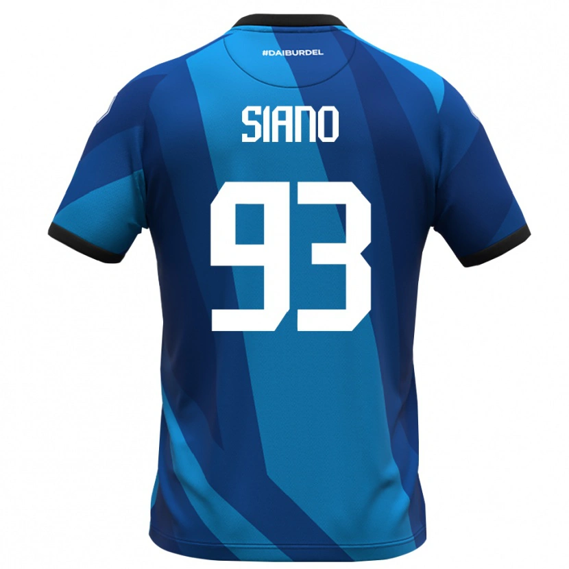 Danxen Homem Alessandro Siano #93 Azul Real Laranja Camisola Guarda-Redes 2025/26 Camisa