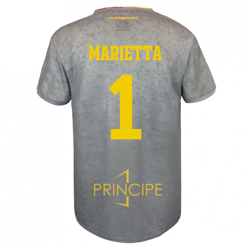 Danxen Homem Christian Marietta #1 Prata Marrom Arenoso Camisola Guarda-Redes 2025/26 Camisa