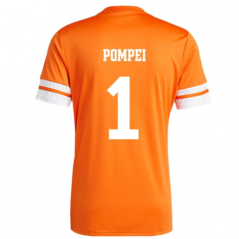 Danxen Homem Thomas Pompei #1 Laranja Branco Camisola Guarda-Redes 2025/26 Camisa