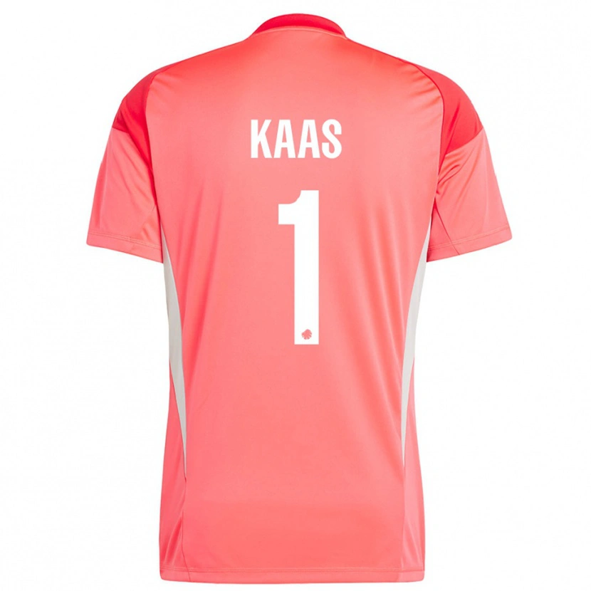 Danxen Homem Anna Kaas #1 Vermelho Branco Camisola Guarda-Redes 2025/26 Camisa