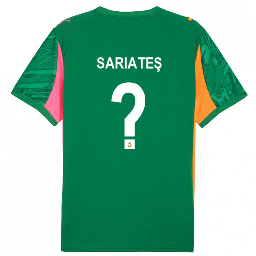 Danxen Homem Taha Sarıateş #0 Rosa Laranja Verde Camisola Guarda-Redes 2025/26 Camisa