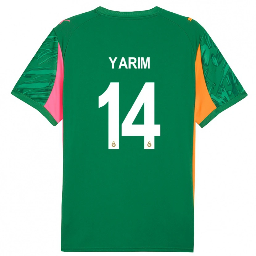 Danxen Homem Esra Yarım #14 Rosa Laranja Verde Camisola Guarda-Redes 2025/26 Camisa