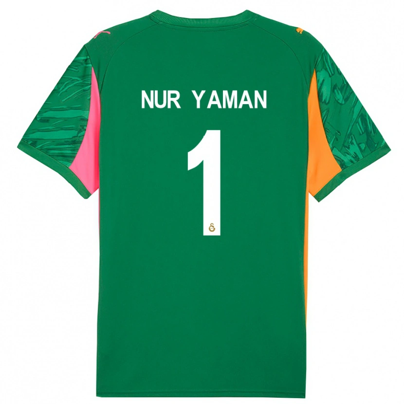 Danxen Homem Gamze Nur Yaman #1 Rosa Laranja Verde Camisola Guarda-Redes 2025/26 Camisa