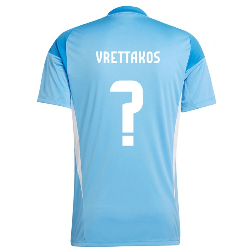Danxen Homem Georgios Vrettakos #0 Azul Céu Profundo Camisola Guarda-Redes 2025/26 Camisa