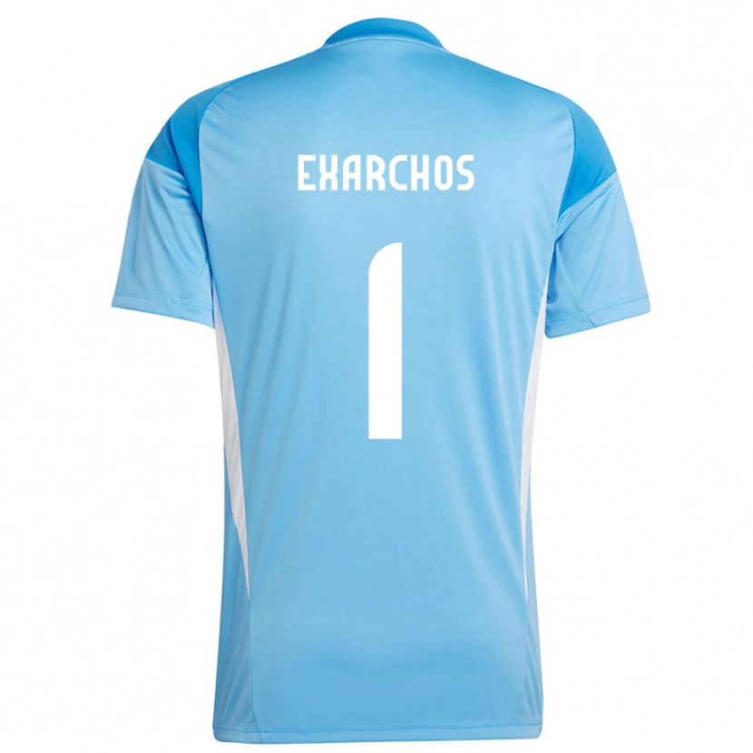 Danxen Homem Alexandros Exarchos #1 Azul Céu Profundo Camisola Guarda-Redes 2025/26 Camisa