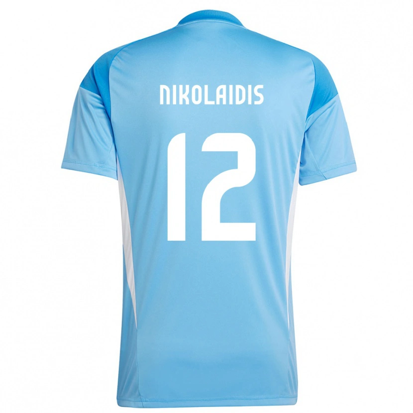Danxen Homem Georgios Nikolaidis #12 Azul Céu Profundo Camisola Guarda-Redes 2025/26 Camisa