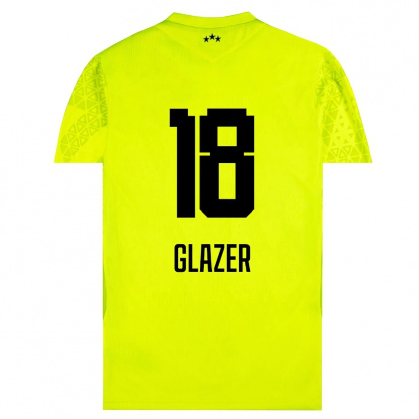 Danxen Homem Omri Glazer #18 Preto Verde Amarelo Camisola Guarda-Redes 2025/26 Camisa