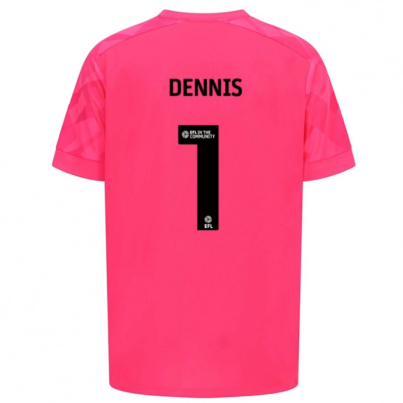 Danxen Homem Jake Dennis #1 Rosa Rose Camisola Guarda-Redes 2025/26 Camisa