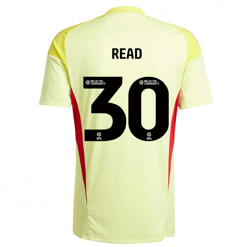 Danxen Homem Jasmine Read #30 Amarelo Claro Camisola Guarda-Redes 2025/26 Camisa