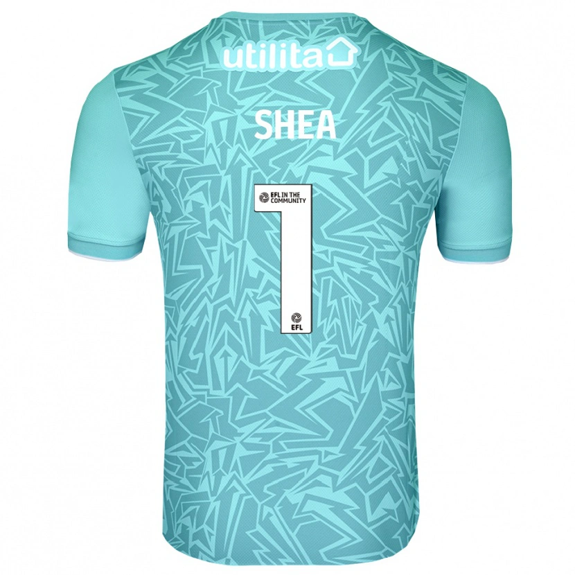 Danxen Homem James Shea #1 Azul Claro Camisola Guarda-Redes 2025/26 Camisa