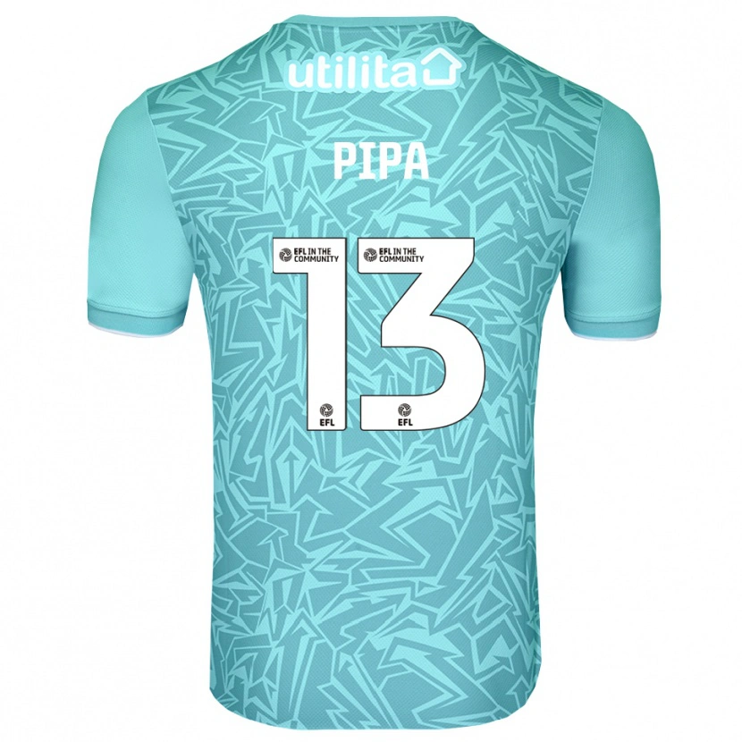 Danxen Homem Oliver Pipa #13 Azul Claro Camisola Guarda-Redes 2025/26 Camisa