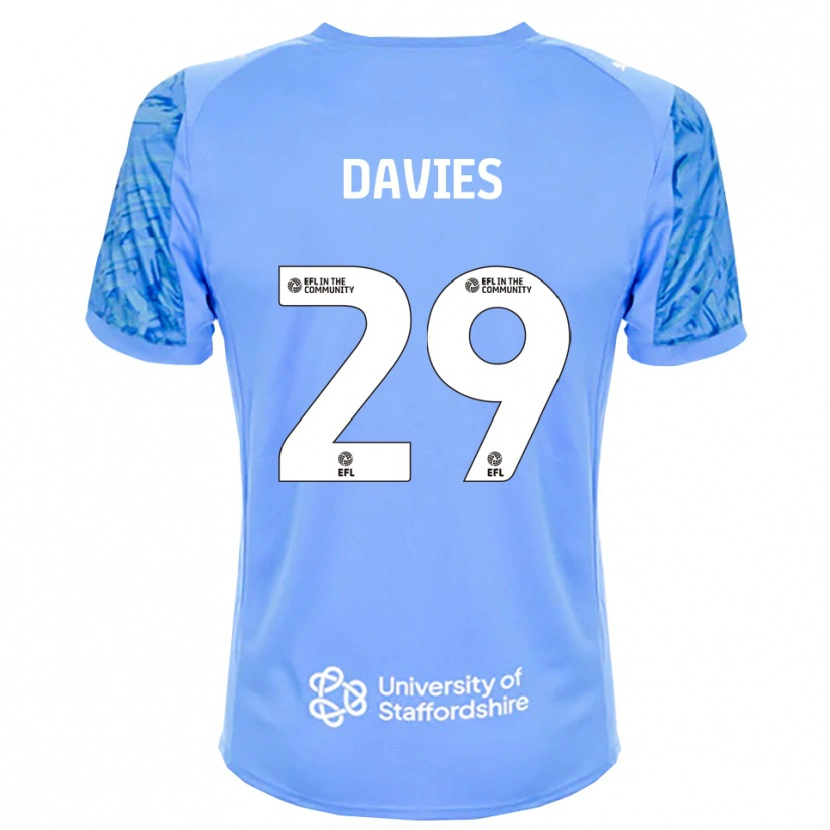 Danxen Homem Arron Davies #29 Azul Royal Camisola Guarda-Redes 2025/26 Camisa