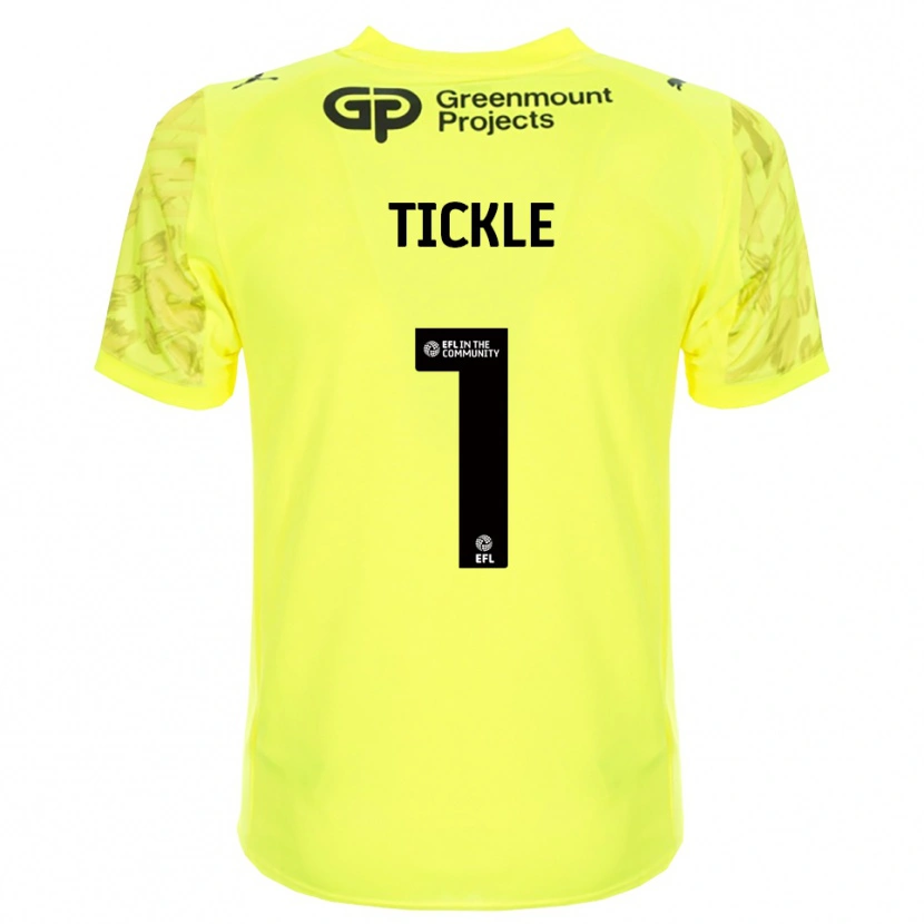 Danxen Homem Sam Tickle #1 Preto Verde Fluorescente Camisola Guarda-Redes 2025/26 Camisa