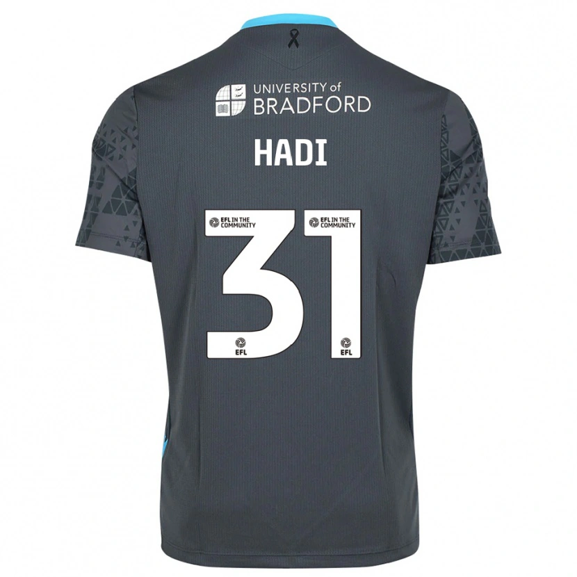 Danxen Homem Zac Hadi #31 Cinza Preto Camisola Guarda-Redes 2025/26 Camisa