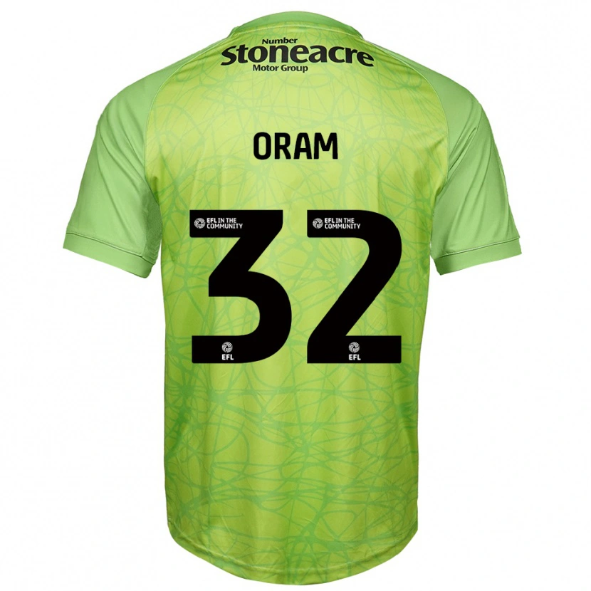 Danxen Homem Jake Oram #32 Verde Claro Camisola Guarda-Redes 2025/26 Camisa