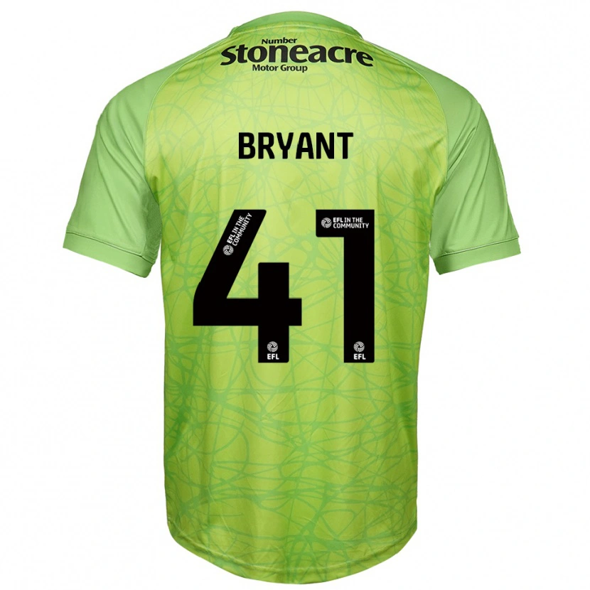 Danxen Homem Jacob Bryant #41 Verde Claro Camisola Guarda-Redes 2025/26 Camisa