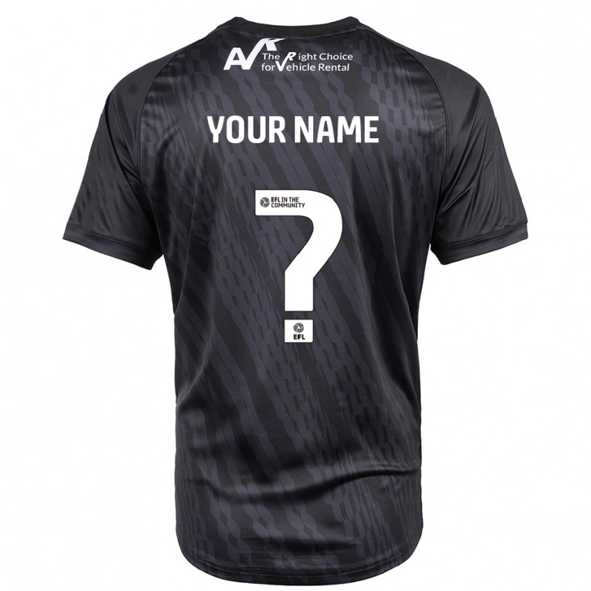 Danxen Homem Shrewsbury Town Preto Branco Camisola Guarda-Redes 2025/26 Camisa