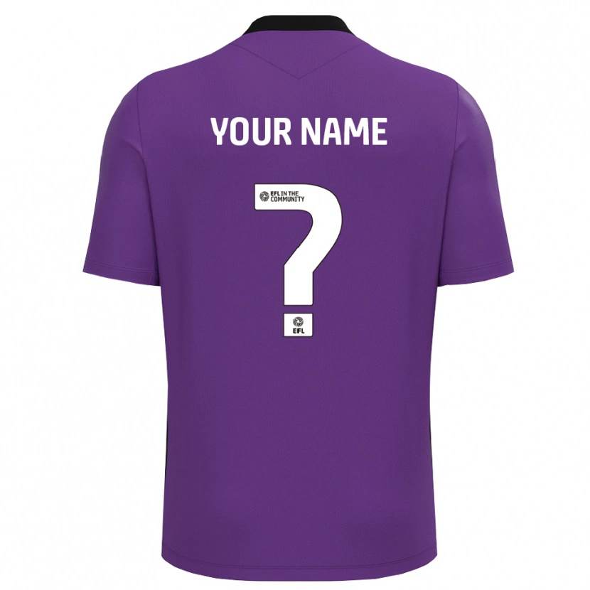 Danxen Homem Colchester United Branco Roxo Camisola Guarda-Redes 2025/26 Camisa