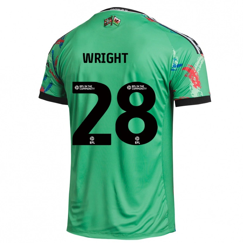 Danxen Homem Jordan Wright #28 Vermelho Verde Camisola Guarda-Redes 2025/26 Camisa