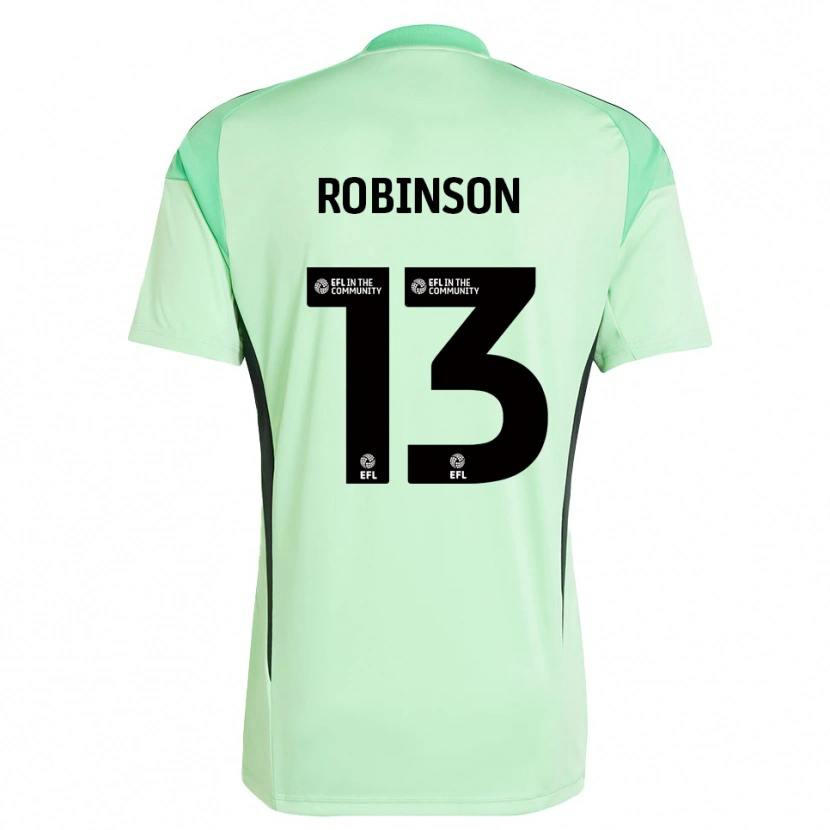 Danxen Homem Anton Robinson #13 Preto Verde Claro Camisola Guarda-Redes 2025/26 Camisa