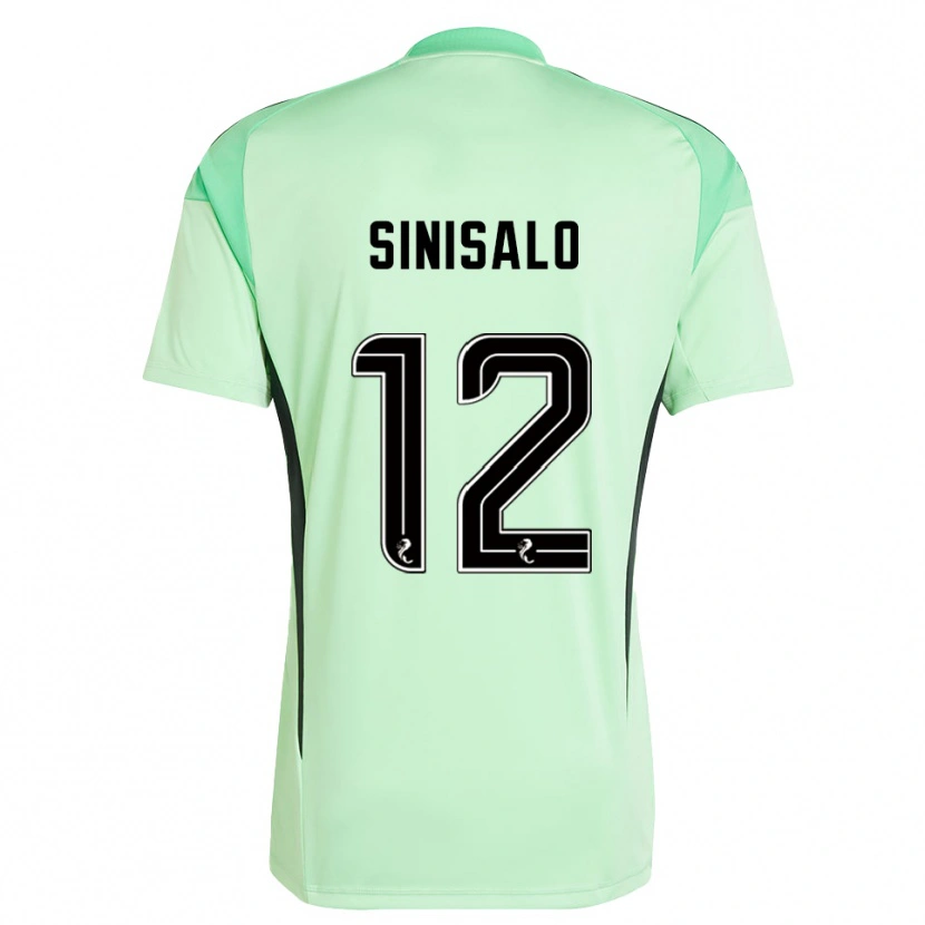 Danxen Homem Viljami Sinisalo #12 Preto Verde Claro Camisola Guarda-Redes 2025/26 Camisa