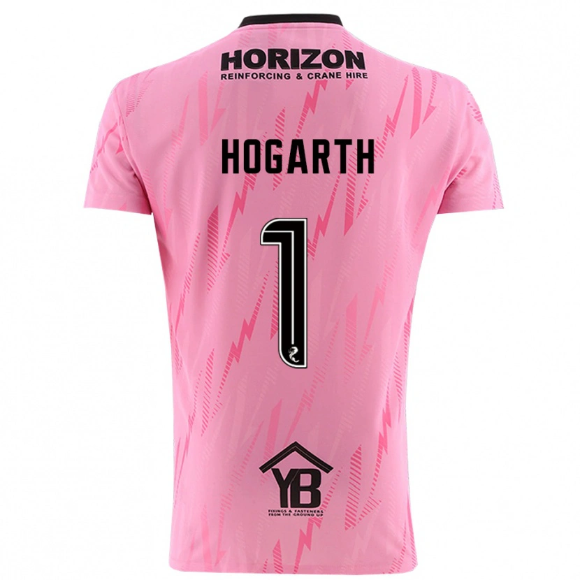 Danxen Homem Nicky Hogarth #1 Preto Rosa Camisola Guarda-Redes 2025/26 Camisa