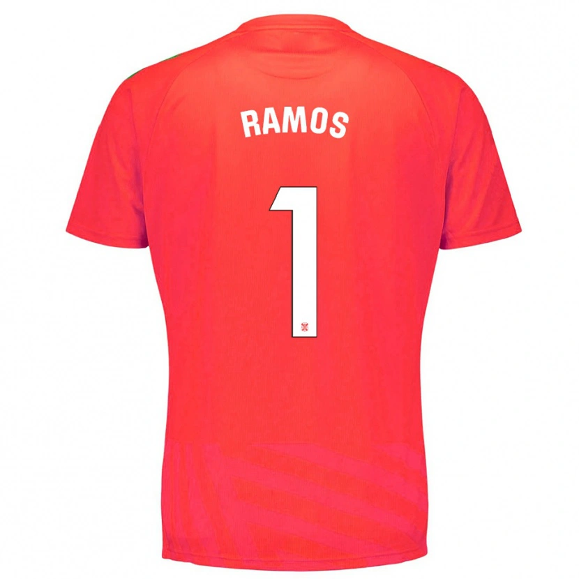 Danxen Homem Moha Ramos #1 Vermelho Branco Camisola Guarda-Redes 2025/26 Camisa