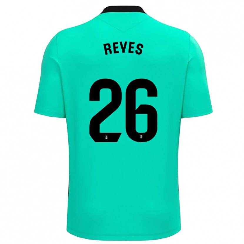 Danxen Homem Jhafets Reyes #26 Verde Preto Camisola Guarda-Redes 2025/26 Camisa