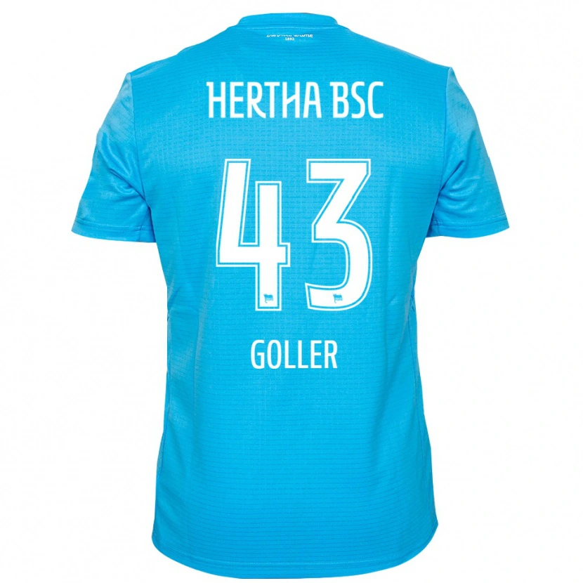 Danxen Homem Tim Goller #43 Azul Claro Branco Camisola Guarda-Redes 2025/26 Camisa