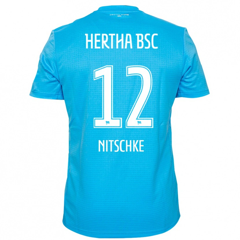 Danxen Homem Til Nitschke #12 Azul Claro Branco Camisola Guarda-Redes 2025/26 Camisa