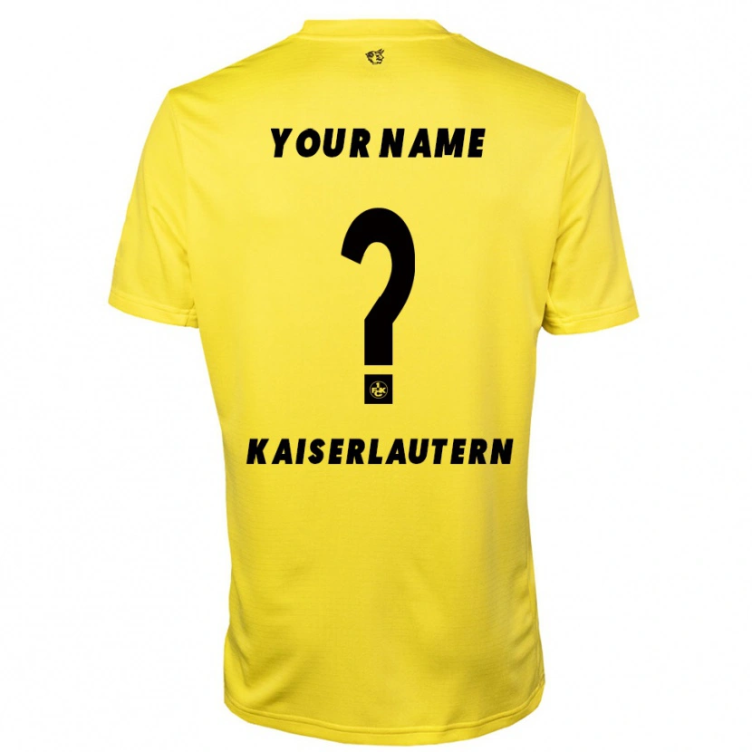 Danxen Homem 1. FC Kaiserslautern Amarelo Preto Camisola Guarda-Redes 2025/26 Camisa