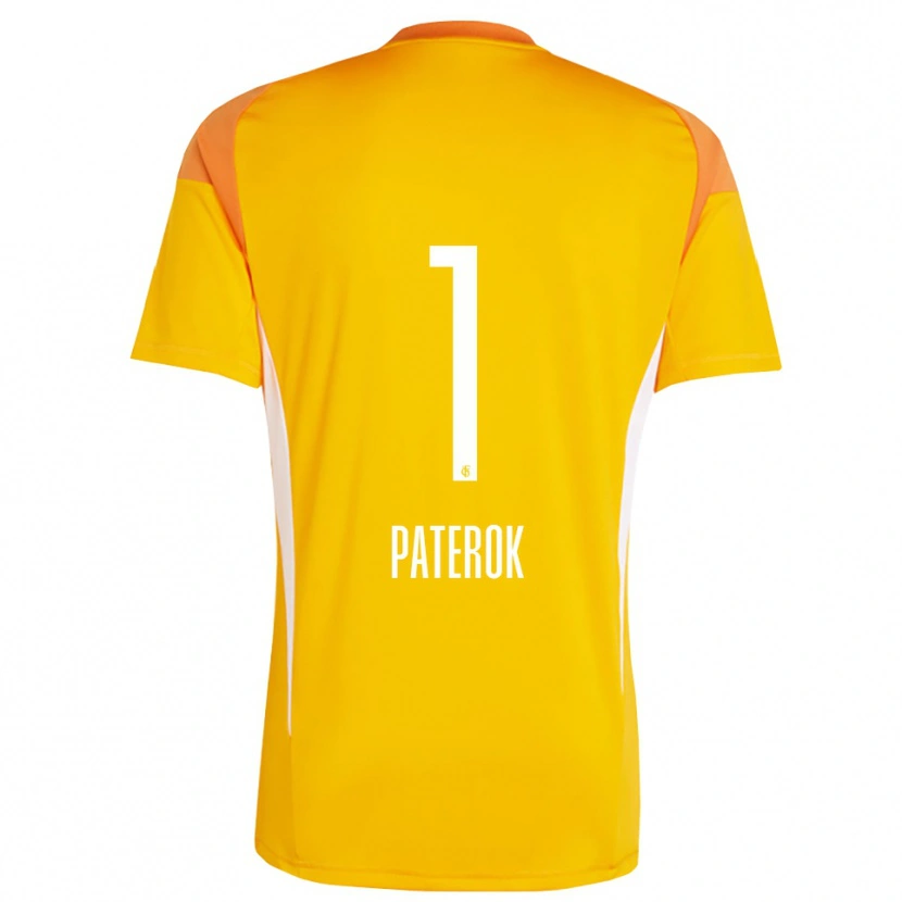 Danxen Homem Tim Paterok #1 Amarelo Laranja Camisola Guarda-Redes 2025/26 Camisa