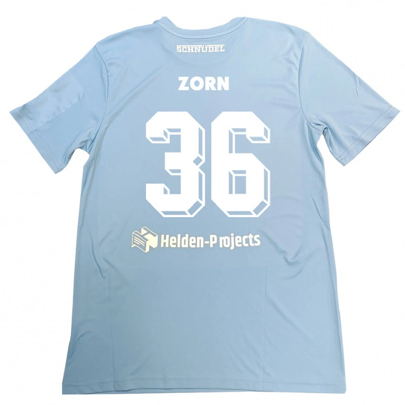 Danxen Homem Emil Zorn #36 Azul-Cinza Camisola Guarda-Redes 2025/26 Camisa
