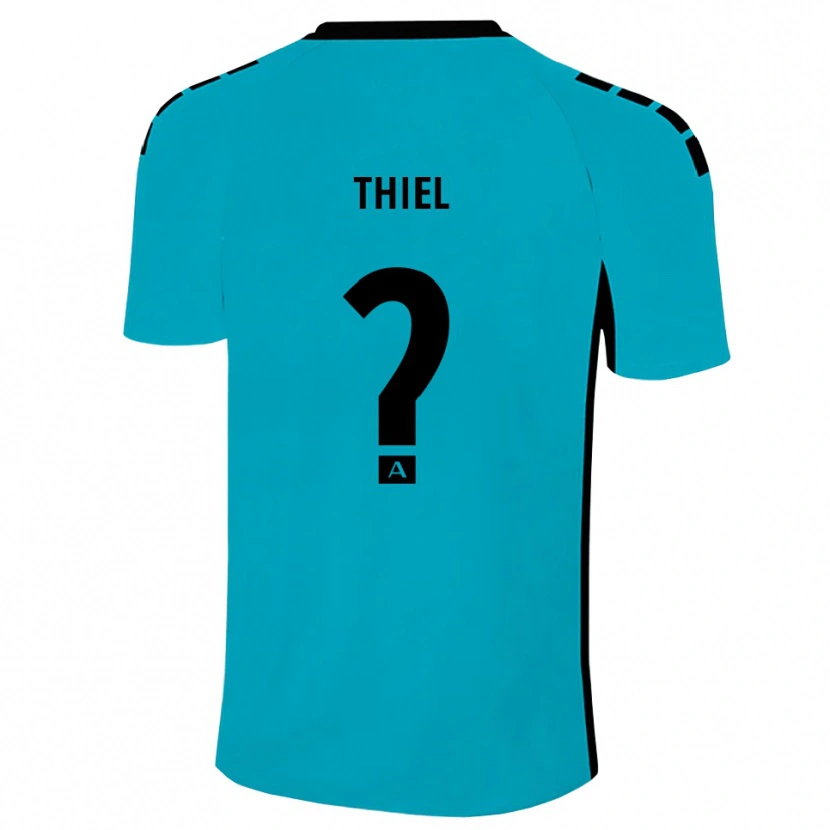 Danxen Homem David Thiel #0 Ciano Camisola Guarda-Redes 2025/26 Camisa