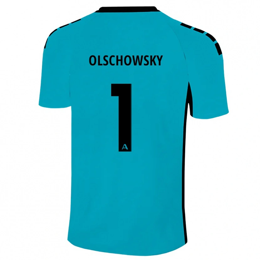 Danxen Homem Jan Olschowsky #1 Ciano Camisola Guarda-Redes 2025/26 Camisa