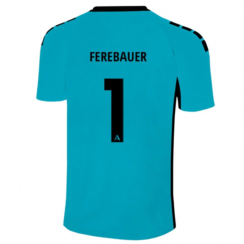 Danxen Homem Philipp Ferebauer #1 Ciano Camisola Guarda-Redes 2025/26 Camisa