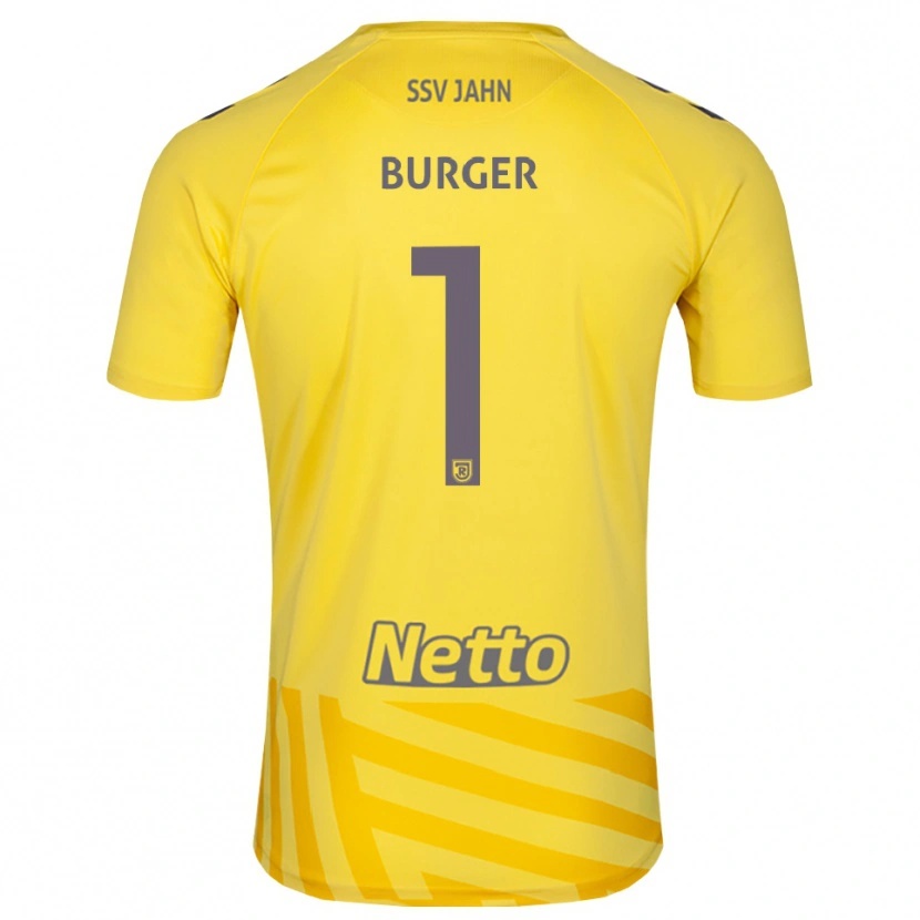Danxen Homem Gabriel Burger #1 Amarelo Cinza Camisola Guarda-Redes 2025/26 Camisa