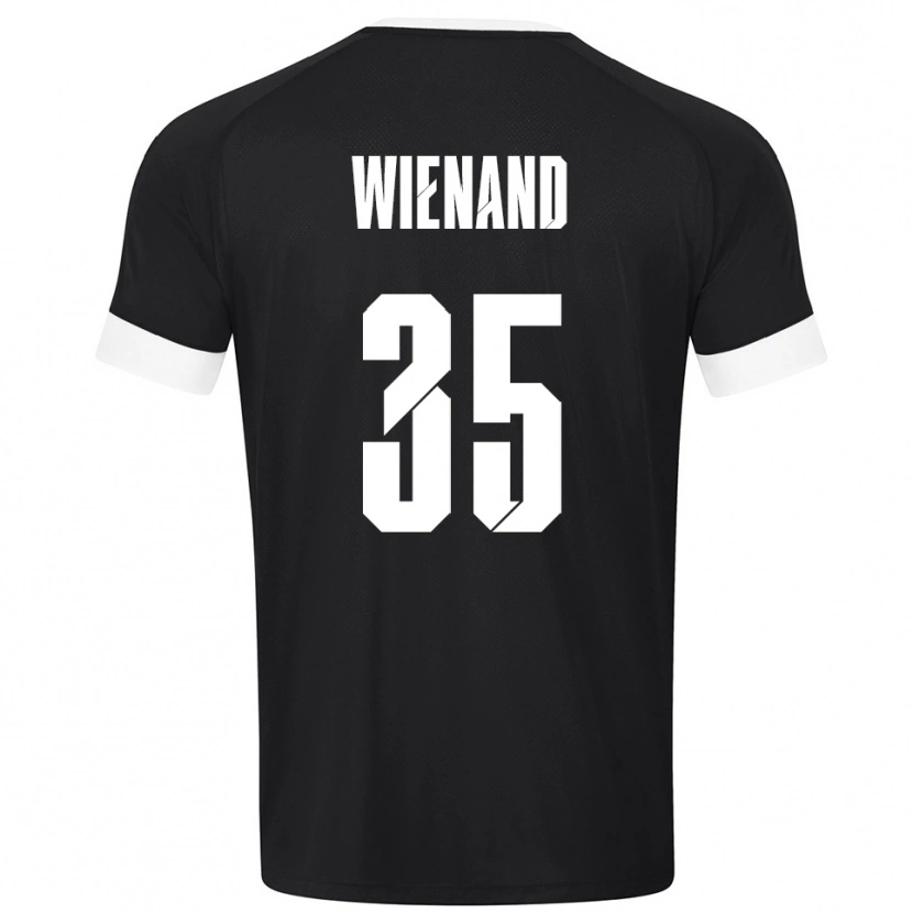 Danxen Homem Felix Wienand #35 Preto Branco Camisola Guarda-Redes 2025/26 Camisa