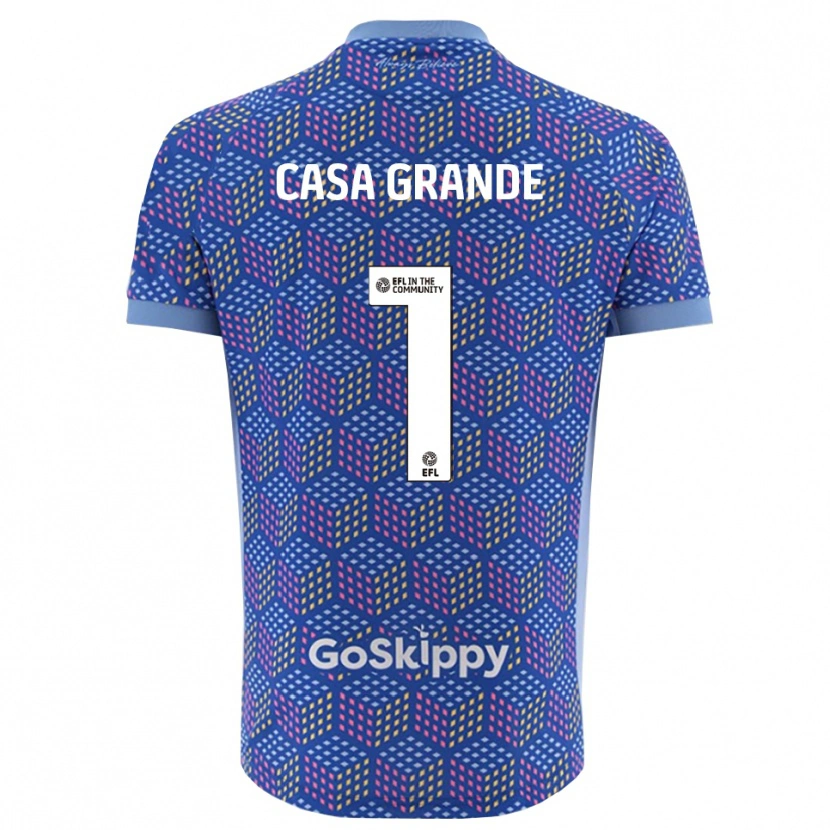 Danxen Homem Josey Casa-Grande #1 Azul Preto Camisola Guarda-Redes 2025/26 Camisa