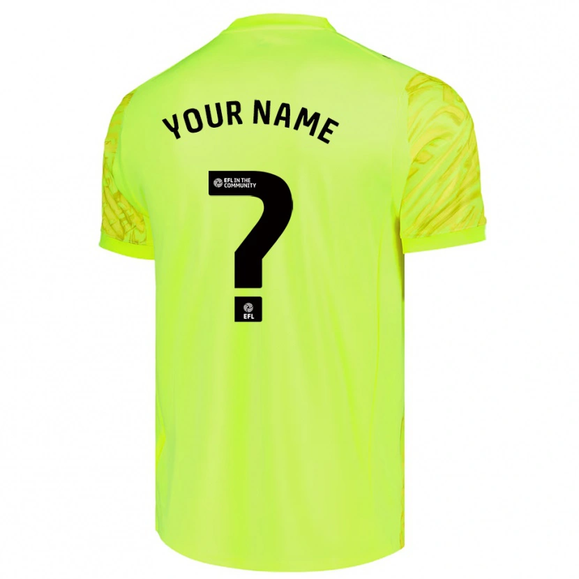 Danxen Homem Derby County Verde Fluorescente Camisola Guarda-Redes 2025/26 Camisa