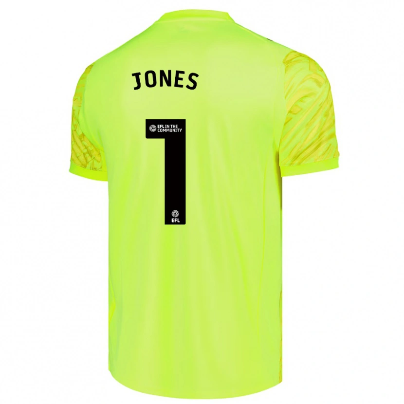 Danxen Homem Lucy Jones #1 Verde Fluorescente Camisola Guarda-Redes 2025/26 Camisa