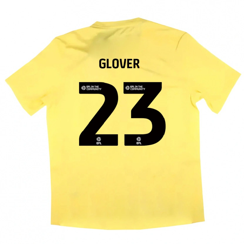 Danxen Homem Tom Glover #23 Amarelo Preto Camisola Guarda-Redes 2025/26 Camisa