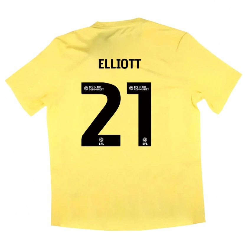 Danxen Homem Felix Elliott #21 Amarelo Preto Camisola Guarda-Redes 2025/26 Camisa