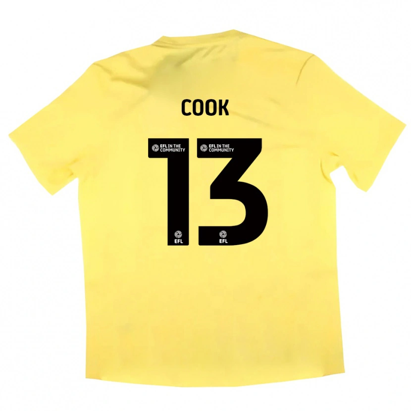 Danxen Homem Ruby Cook #13 Amarelo Preto Camisola Guarda-Redes 2025/26 Camisa