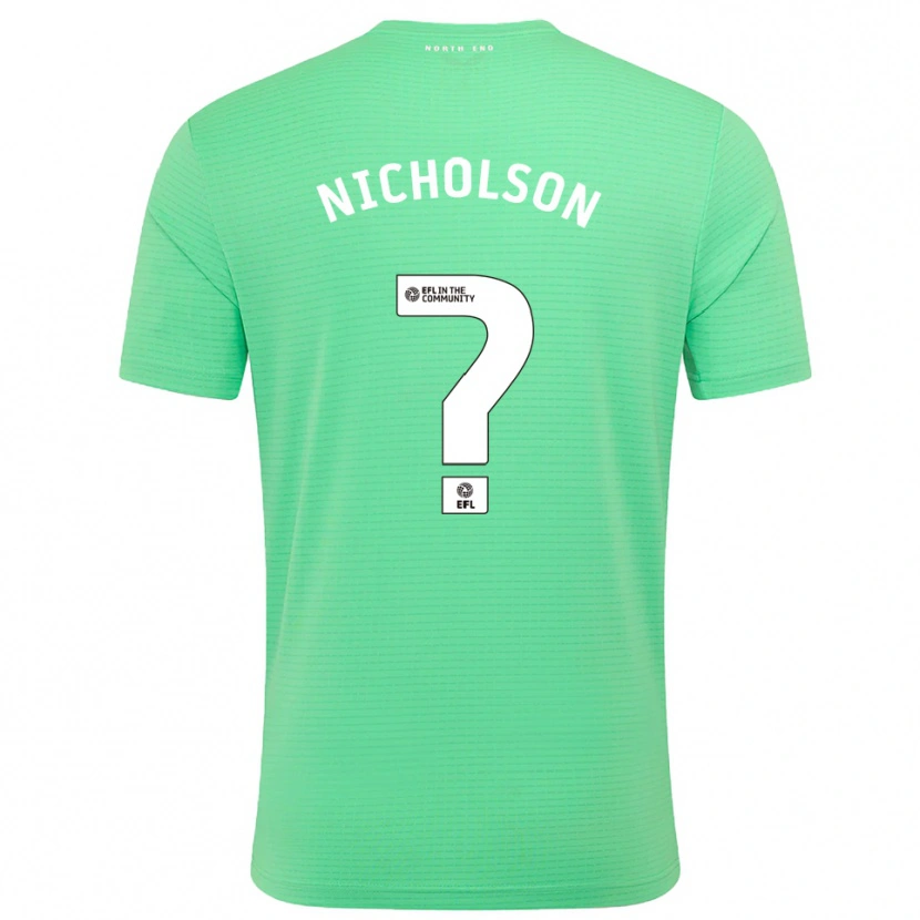 Danxen Homem Joseph Nicholson #0 Turquesa Pastel Camisola Guarda-Redes 2025/26 Camisa