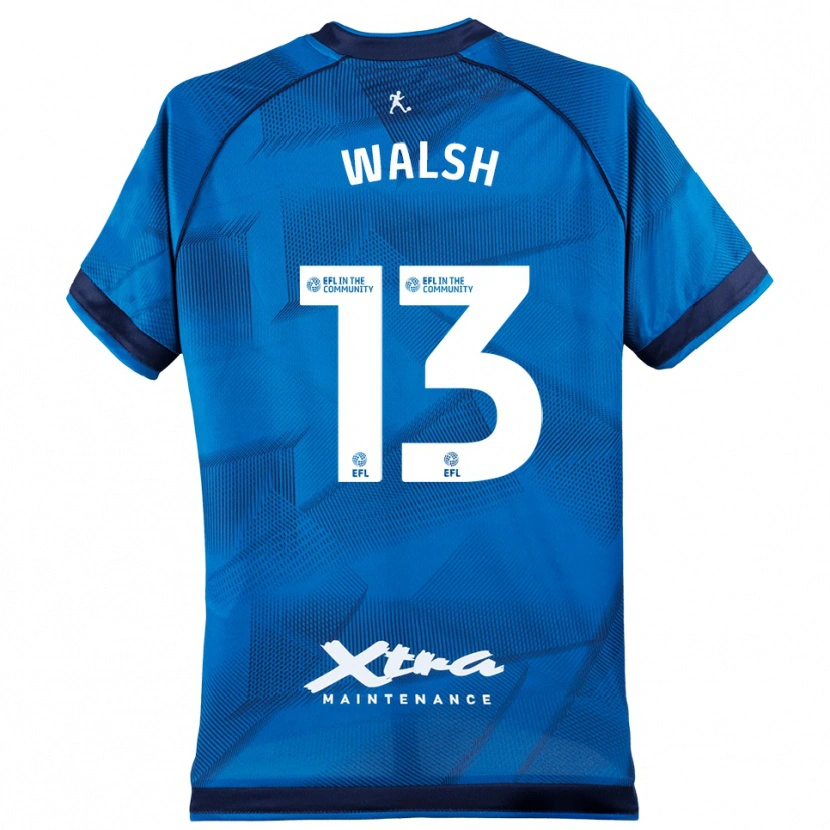 Danxen Homem Joe Walsh #13 Azul Branco Camisola Guarda-Redes 2025/26 Camisa