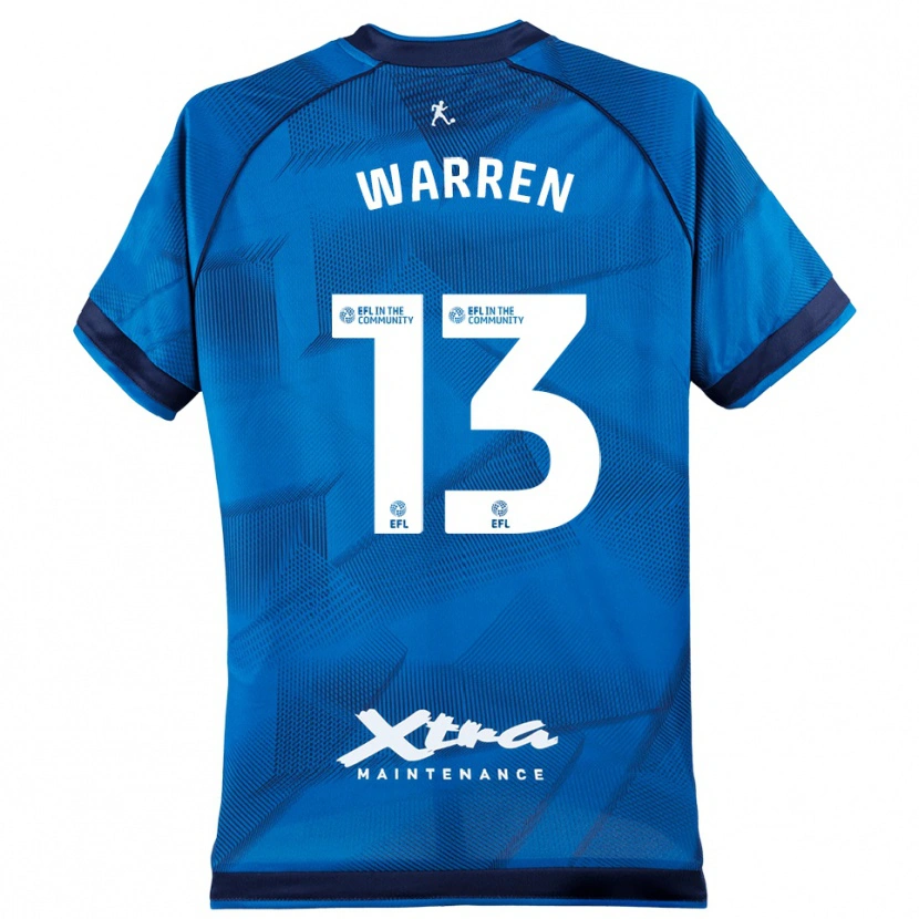 Danxen Homem Charlie Warren #13 Azul Branco Camisola Guarda-Redes 2025/26 Camisa