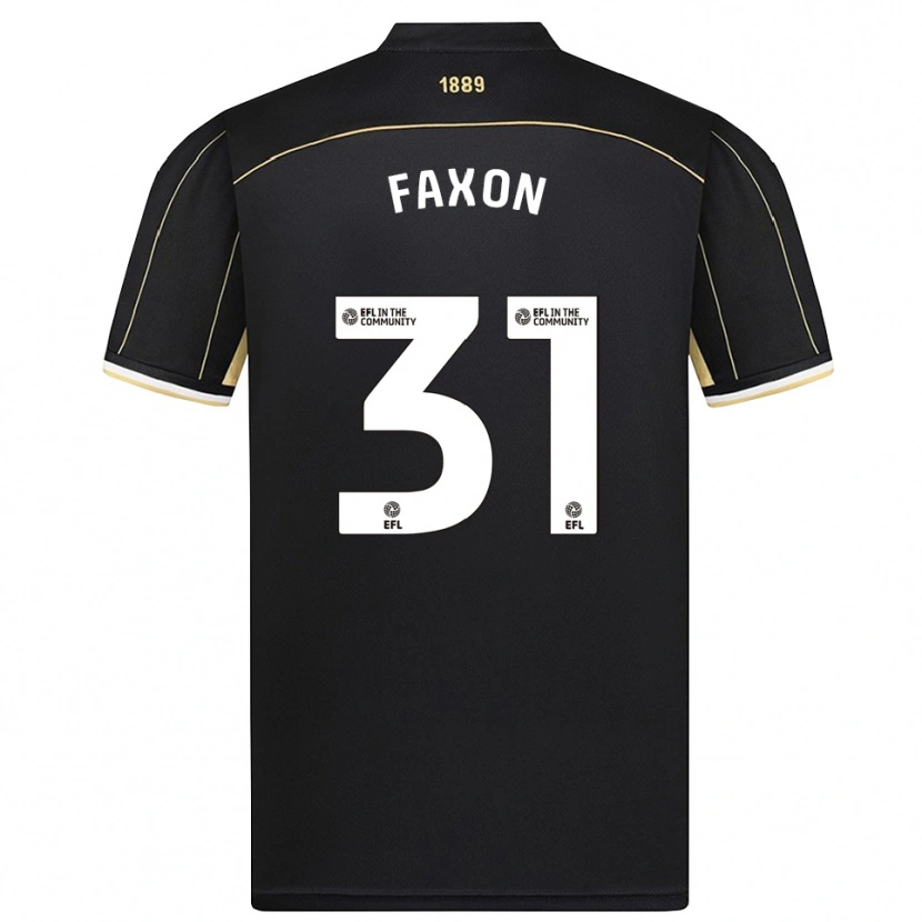 Danxen Homem Luke Faxon #31 Marrom Preto Camisola Guarda-Redes 2025/26 Camisa